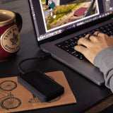 Glyph Atom PRO External NVMe SSD V2 with 3000 MBPS Transfer Speed and Thunderbolt 3 (1TB, Black)