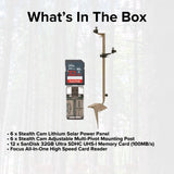 Stealth Cam Adjustable Multi-Pivot Mounting Post (6-Pack) with 32GB Memory Card (12-Pack) Bundle