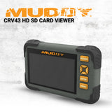 Muddy Dual Camera Ground Mount with Threaded Receiver (Black, 2-Pack) with SD Card Reader Bundle