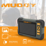Muddy Dual Camera Ground Mount with Threaded Receiver (Black, 4-Pack) with SD Card Reader Bundle