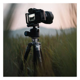 Slik Vari CF-704 Carbon Fiber Tripod Professional Kit with Lightweight and Aluminum Body (Legs Only)