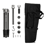 Slik Vari CF-704 Carbon Fiber Tripod Professional Kit with Lightweight and Aluminum Body (Legs Only)