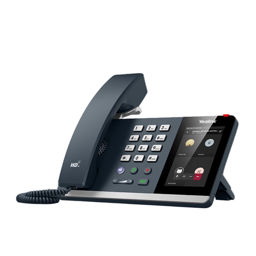 Yealink MP54 Android 12.0-Powered Teams IP Phone with 4-Inch Multi-Touch Screen (Classic Gray)