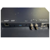 Telescript 19-Inch IP Prompter Monitor with NDI-Certified Display and Source Select Buttons (Black)