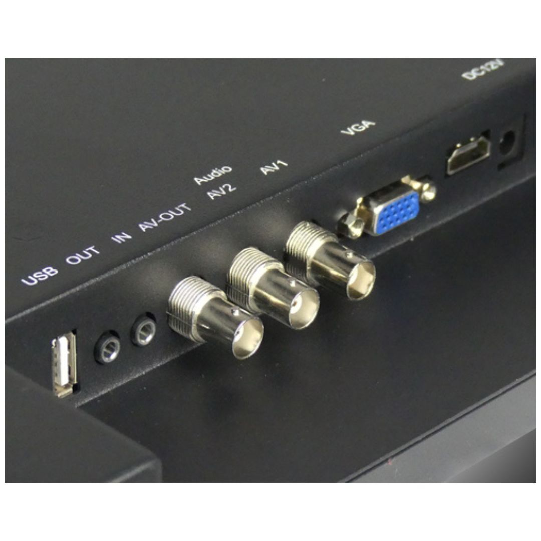 Telescript 19-Inch IP Prompter Monitor with NDI-Certified Display and Source Select Buttons (Black)