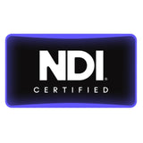 Telescript 19-Inch IP Prompter Monitor with NDI-Certified Display and Source Select Buttons (Black)