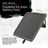 Stealth Cam FieldMax External EX 3000 mAh Solar Battery Pack with Solar Panel (4-Pack) Bundle