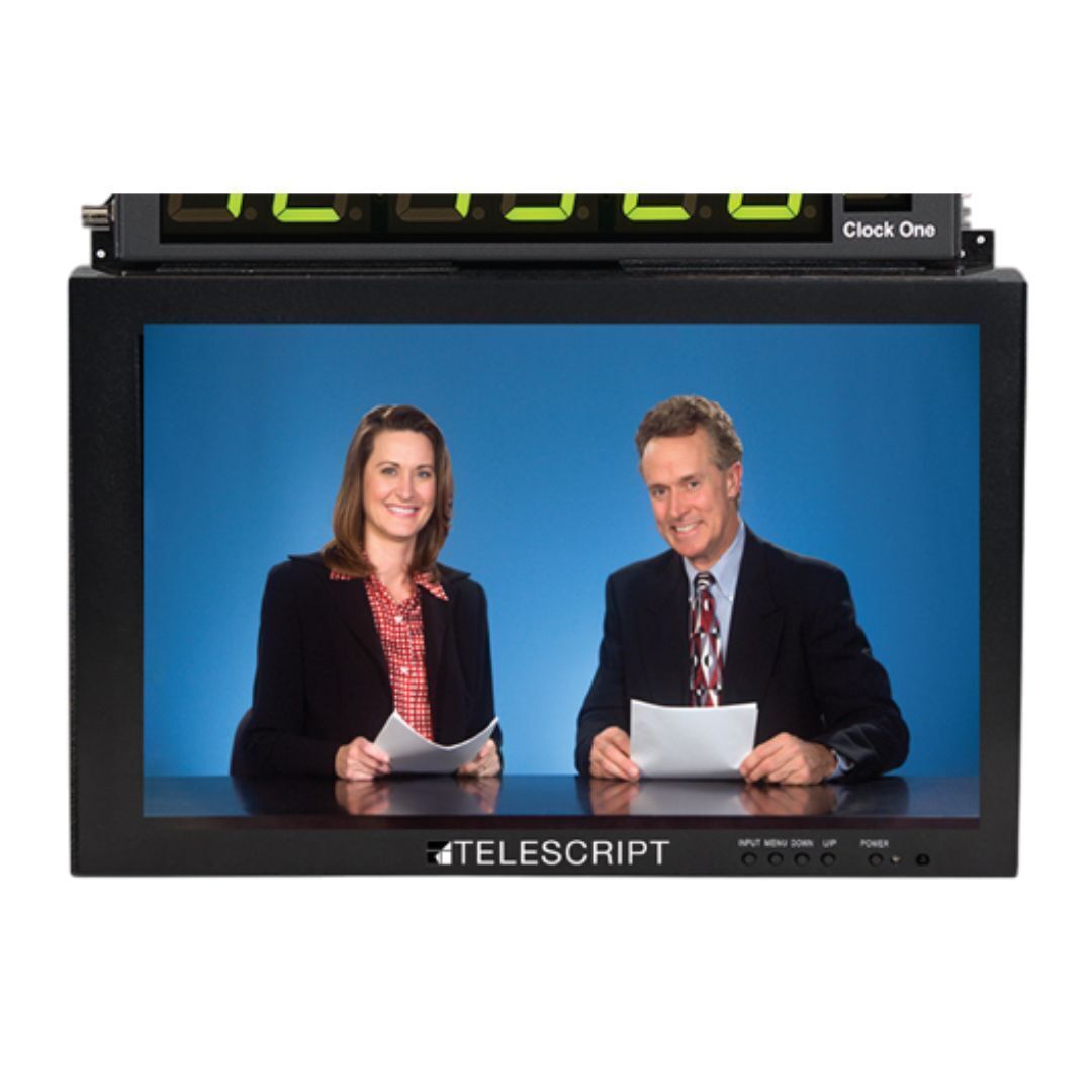Telescript IP Expert Studio Teleprompting and Information System with 19-Inch Monitor (Black)
