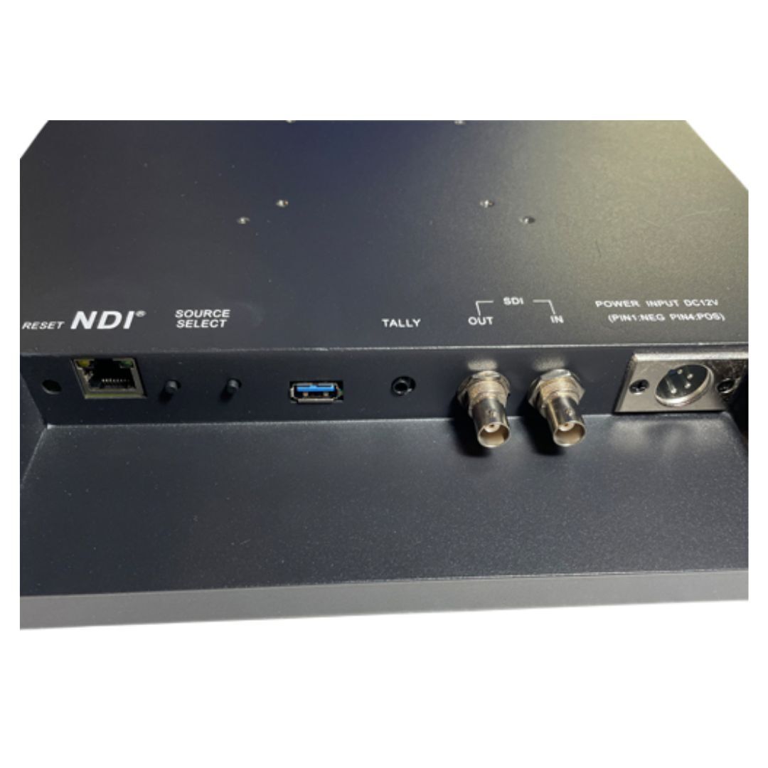 Telescript IP Teleprompter System for PTZ Cameras with In-Built NDI and 21.5-Inch Display (Black)