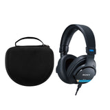 Sony MDR-M1 Professional Reference Monitor Headphones (Black) with Headphone Case Bundle