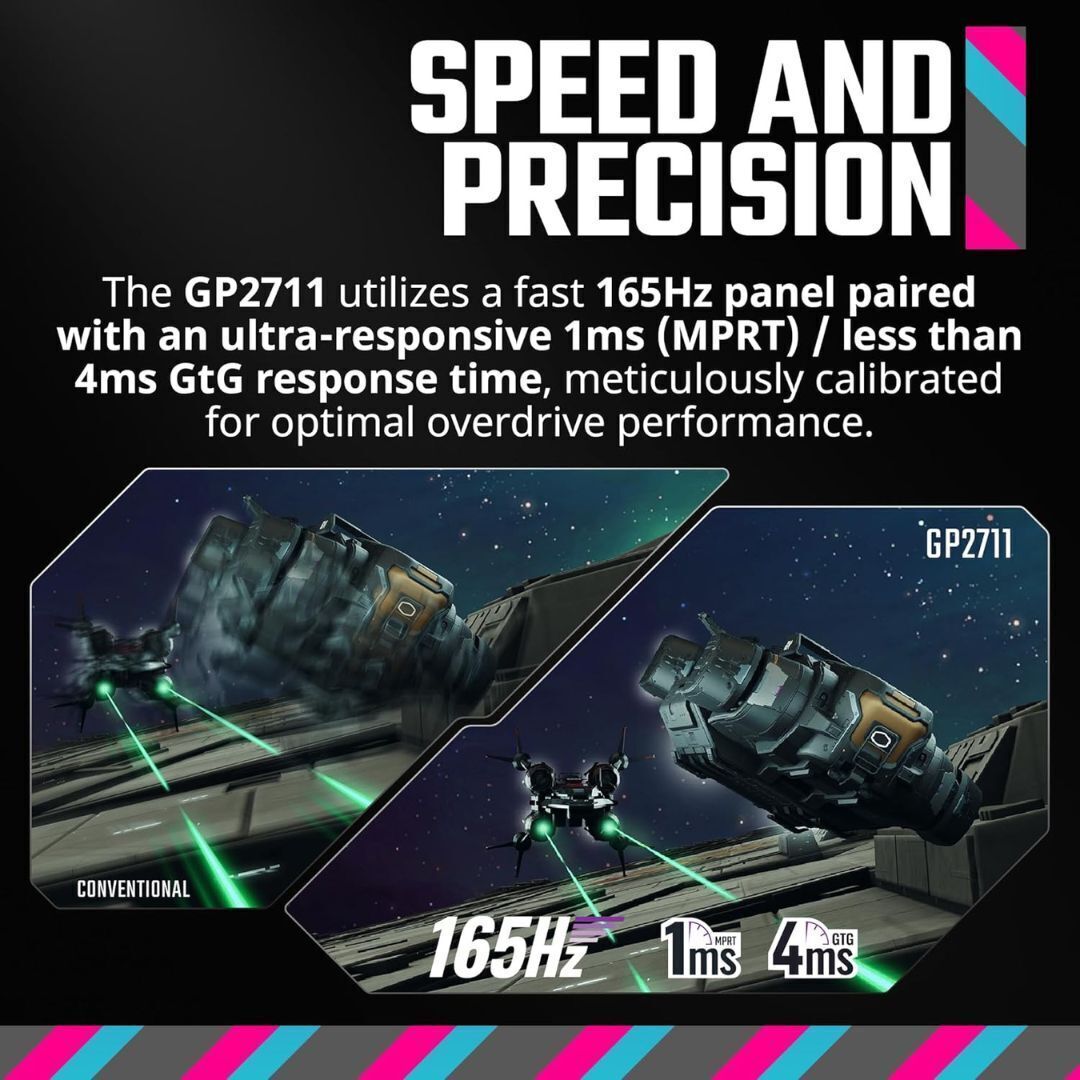 Cooler Master Tempest GP2711 27-Inch Gaming Monitor with Mini-LED Technology and HDR 1000 (Black)