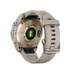 Garmin fenix 7S Sapphire Solar, Cream Gold Ti w/ Light Sand Band
