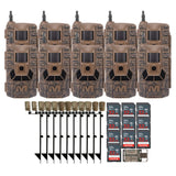 Muddy Matrix 36MP Imaging Cellular Dual Network Trail Camera with On Demand Photo (10-Pack) Bundle