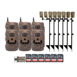 Muddy Matrix 36MP Imaging Cellular Trail Camera with On Demand Photo (Mud, 6-Pack) Bundle
