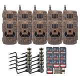 Muddy Matrix 36MP Imaging Cellular Trail Camera with On Demand Photo (Mud, 10-Pack) Bundle
