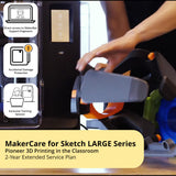MakerBot Sketch Large 3D Classroom Bundle - 2 YR MakerCare