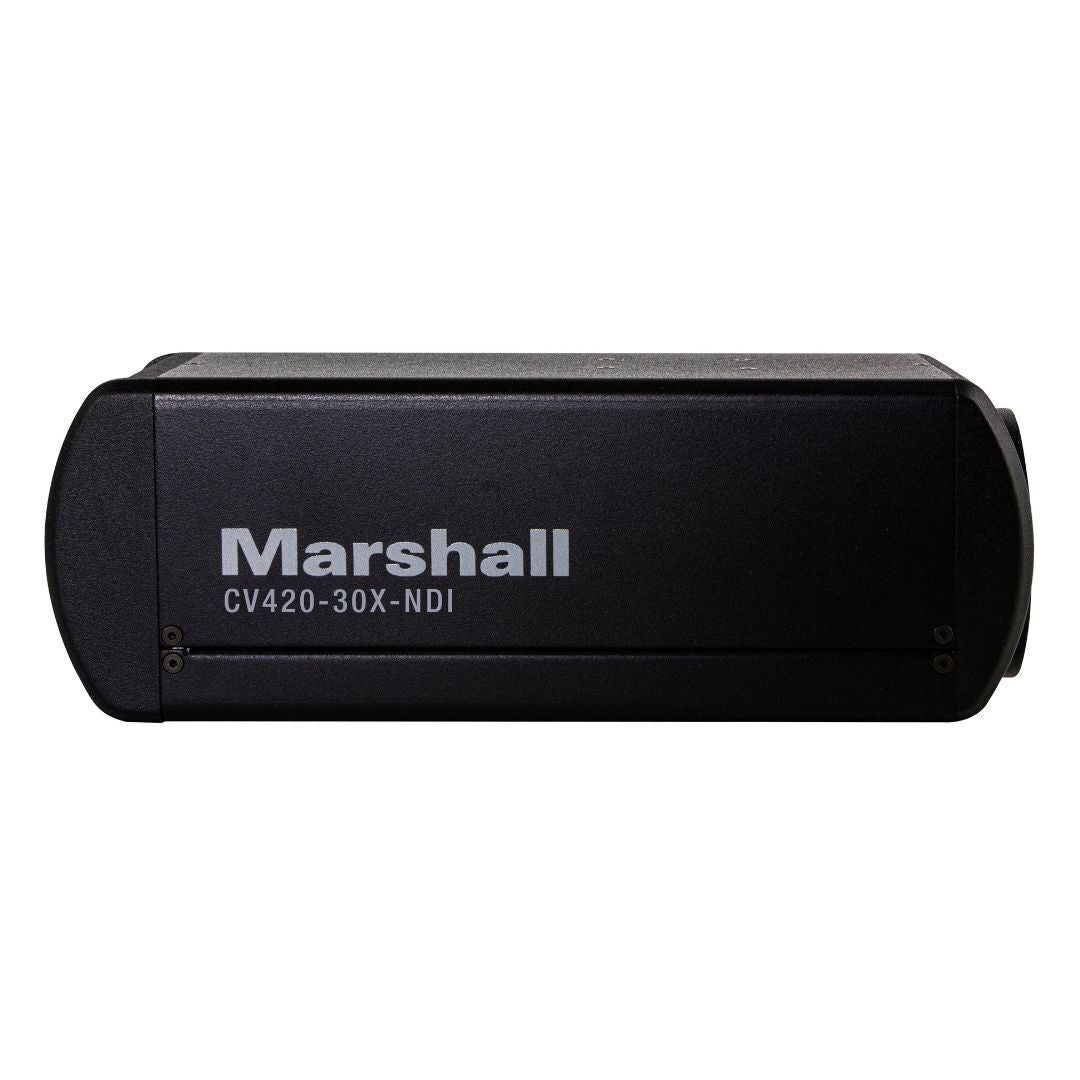 Marshall CV420-30X-NDI HDMI Camera with 30x Optical Zoom and 8MP Sensor for Live Productions (Black)