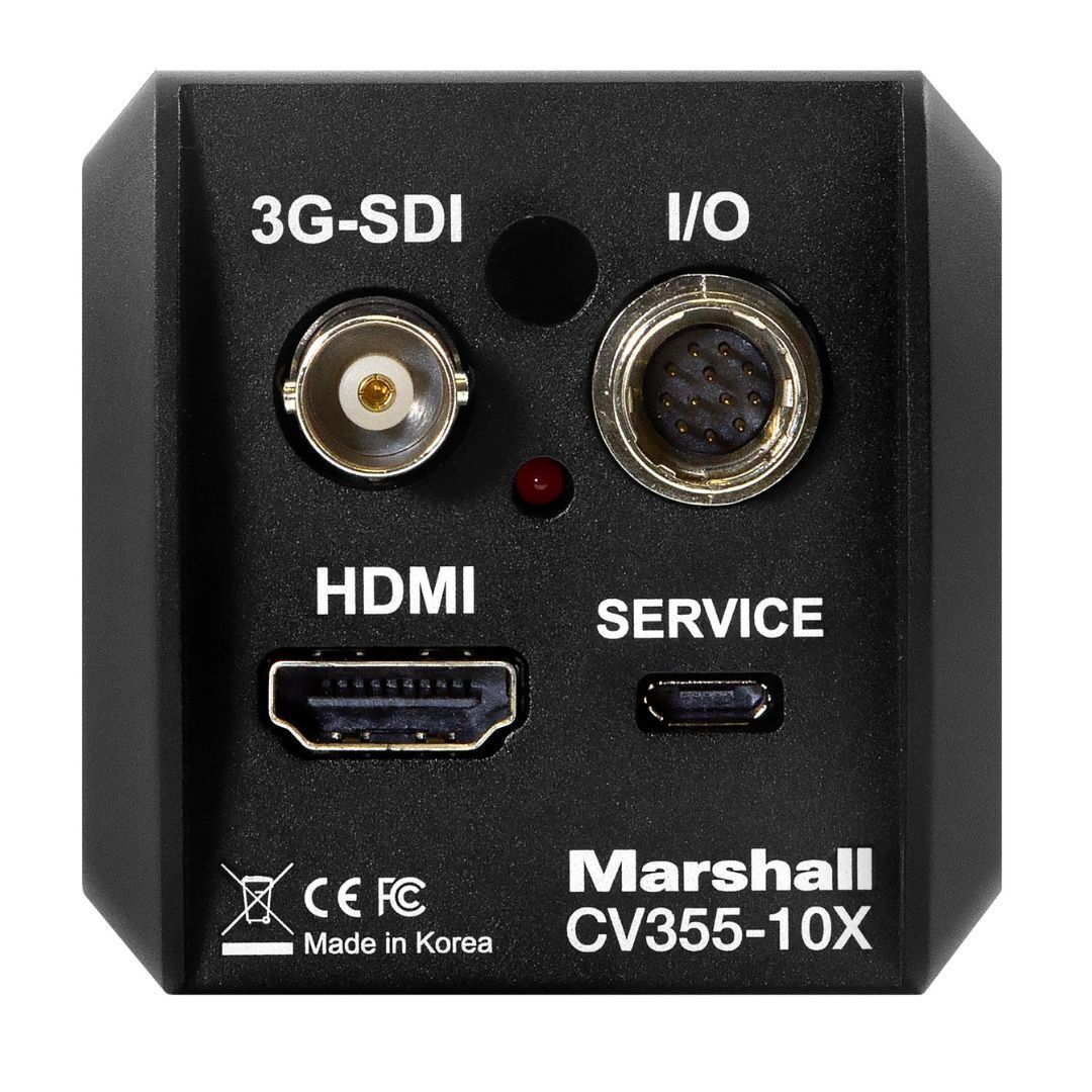 Marshall CV355-10X Compact HD Camera with 2.1 MP CMOS Sensor and 10X Zoom (Black)