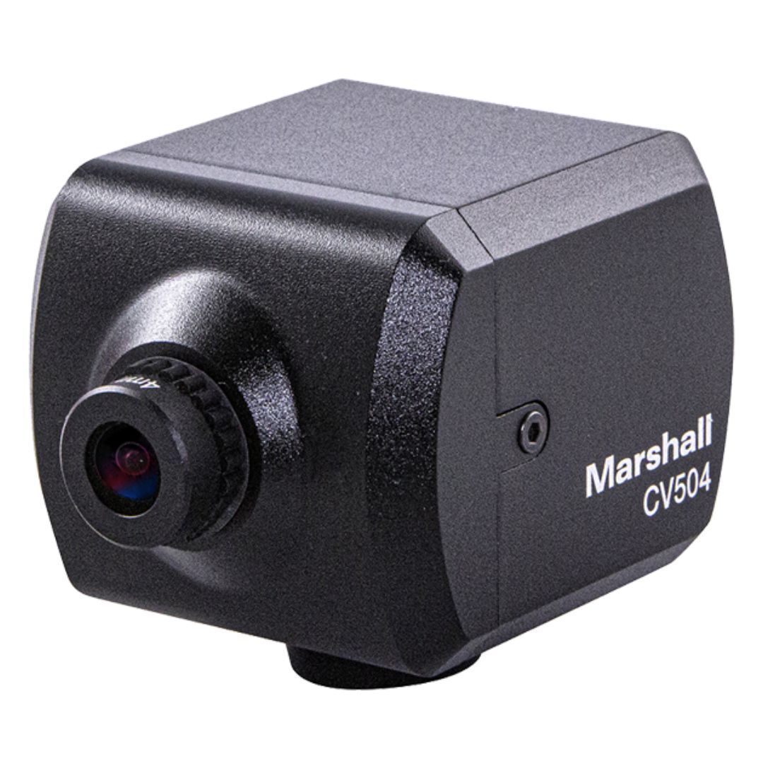 Marshall CV504 Micro POV Camera with Sony 6.46mm Solid-State Sensors and HD Display (3GSDI, Black)