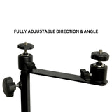 Muddy Dual Camera Ground Mount with Threaded Receiver and Steel Construction (Black) Bundle