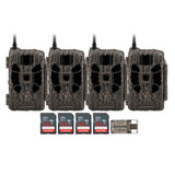 Stealth Cam 40MP Deceptor Max Cellular Trail Camera (2-Pack) x 2 with Memory Card (4-Pack) Bundle