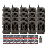 Stealth Cam 40MP Deceptor Max Cellular Trail Camera (2-Pack) x 10 with Memory Card (2-Pack) Bundle