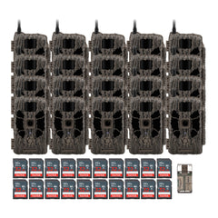Stealth Cam 40MP Deceptor Max Cellular Trail Camera (2-Pack) x 10 with Memory Card (2-Pack) Bundle