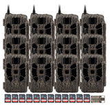 Stealth Cam 40MP Deceptor Max Cellular Trail Camera (2-Pack) x 6 with Memory Card (12-Pack) Bundle