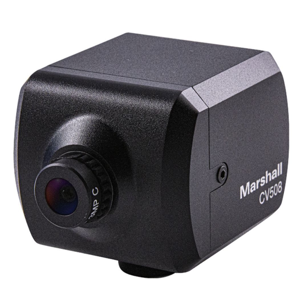 Marshall CV508 Micro POV Camera with Sony 6.46mm Solid-State Image Sensors (HDMI and 3GSDI, Black)