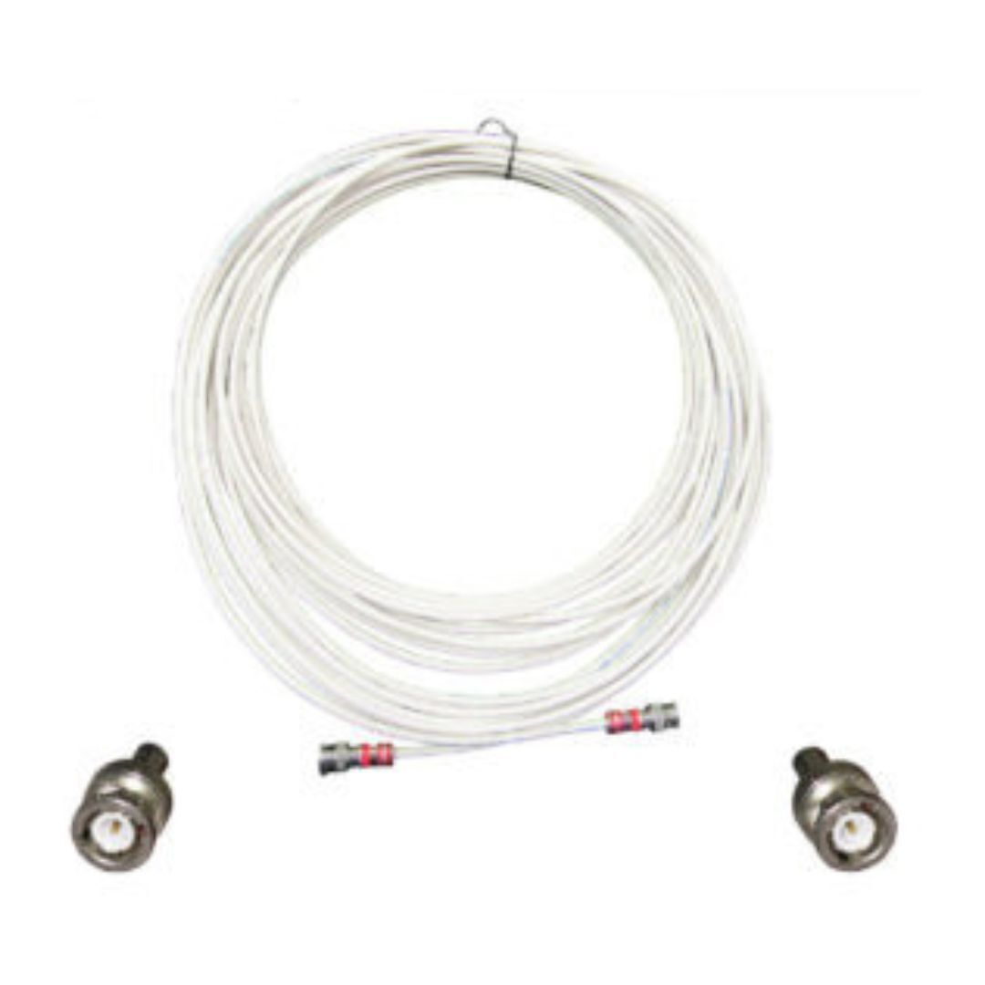 HuddleCamHD 75 Feet HD 3G-SDI Male to Male Plenum-Rated Video Broadcast Cable (White)