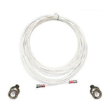 HuddleCamHD 75 Feet HD 3G-SDI Male to Male Plenum-Rated Video Broadcast Cable (White)