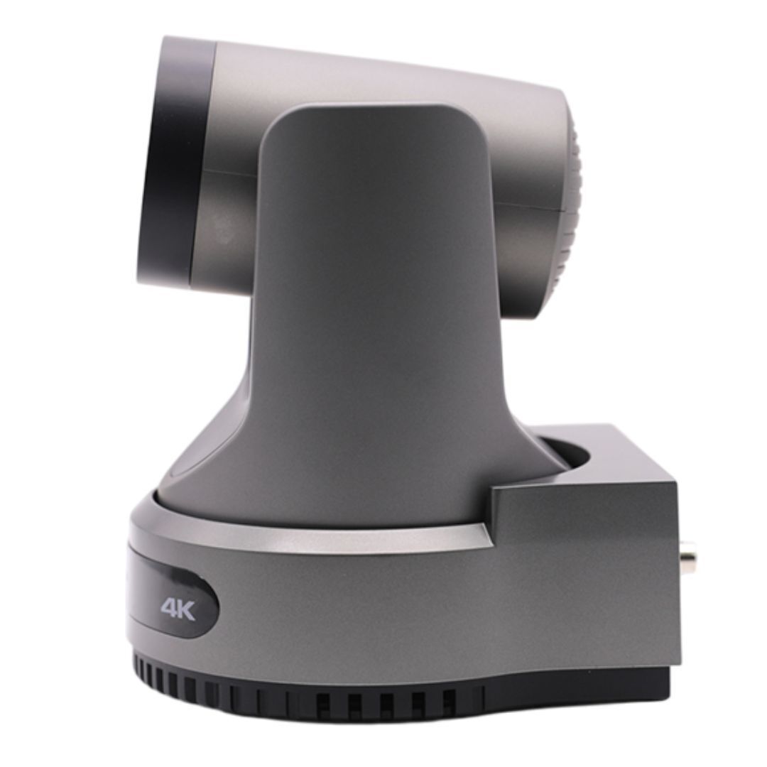 PTZOptics Move 4K PTZ Camera with NDI HX3, 12X Optical Zoom Range, and In-Built Auto Tracking (Gray)