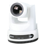 PTZOptics Move 4K PTZ Camera with NDI HX3, 12X Optical Zoom Range, and Auto Tracking (White)