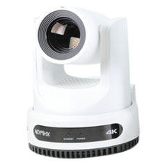 PTZOptics Move 4K PTZ Camera with NDI HX3, 12X Optical Zoom Range, and Auto Tracking (White)
