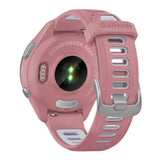 Garmin Forerunner 265S 42mm AMOLED GPS Running Smartwatch (Light Pink with Whitestone Band)