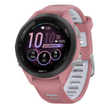 Garmin Forerunner 265S 42mm AMOLED GPS Running Smartwatch (Light Pink with Whitestone Band)
