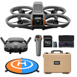 DJI Avata 2 Fly More Combo (Single Battery) with DJI Avata 2 ND Filters Set (ND8/16/32）, 128GB Mic