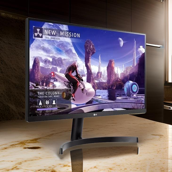 LG 27QN600-B 27-Inch Monitor with 2560 x 1440 IPS Display, HDR10, and AMD FreeSync (Black)