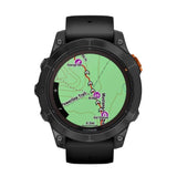 Garmin fenix 7 Pro 47mm Solar Edition Watch with Garmin Coach (Slate Gray with Black Band, No Wi-Fi)