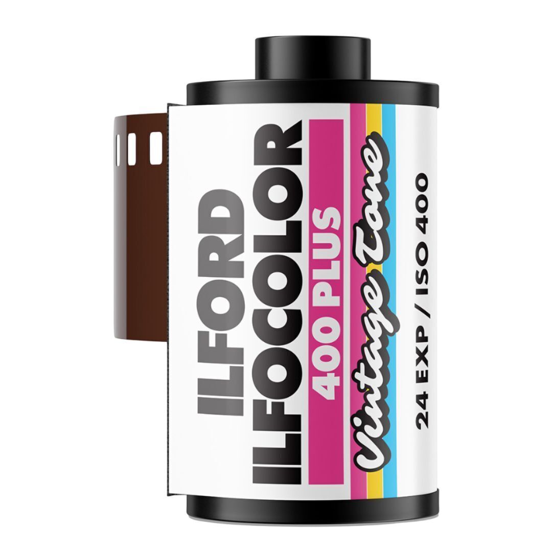 Ilford Ilfocolor Vintage Tone 400 Plus 24 Exposures Color Film Roll for 35mm Film Cameras