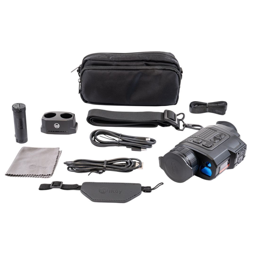 InfiRay Outdoor FINDER FH35R V2 Thermal Monocular with Laser Rangefinding and 3x 35mm Lens (Black)