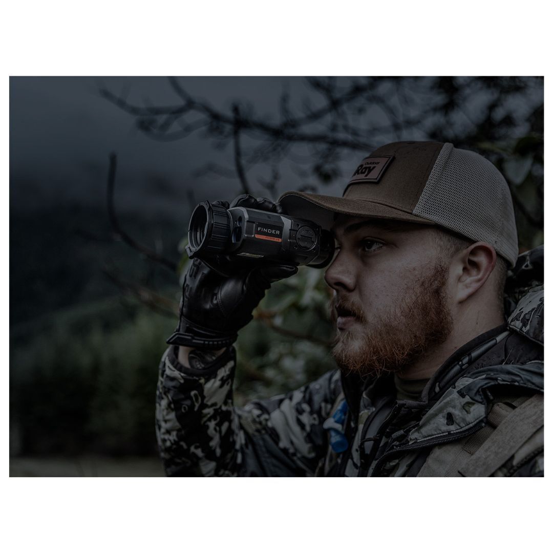 InfiRay Outdoor FINDER FH35R V2 Thermal Monocular with Laser Rangefinding and 3x 35mm Lens (Black)