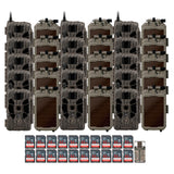 Stealth Cam 40MP Deceptor Max Cellular Trail Camera (2-Pack) x 10 with Solar Panel (20-Pack) Bundle