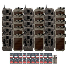 Stealth Cam 40MP Deceptor Max Cellular Trail Camera (2-Pack) x 10 with Solar Panel (20-Pack) Bundle