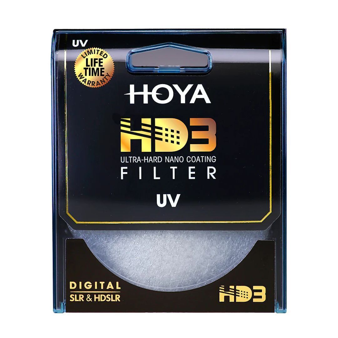 Hoya HD3 UV 52mm Low Profile Lens Protector Filter with Stain Resistant Top Coat