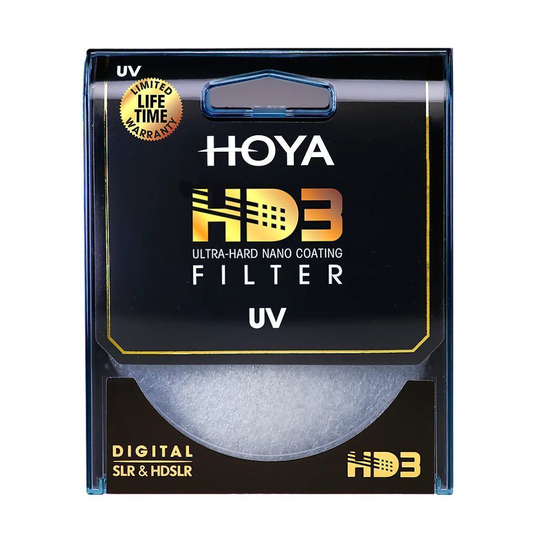 Hoya HD3 UV 55mm Low Profile Lens Protector Filter with Stain Resistant Top Coat