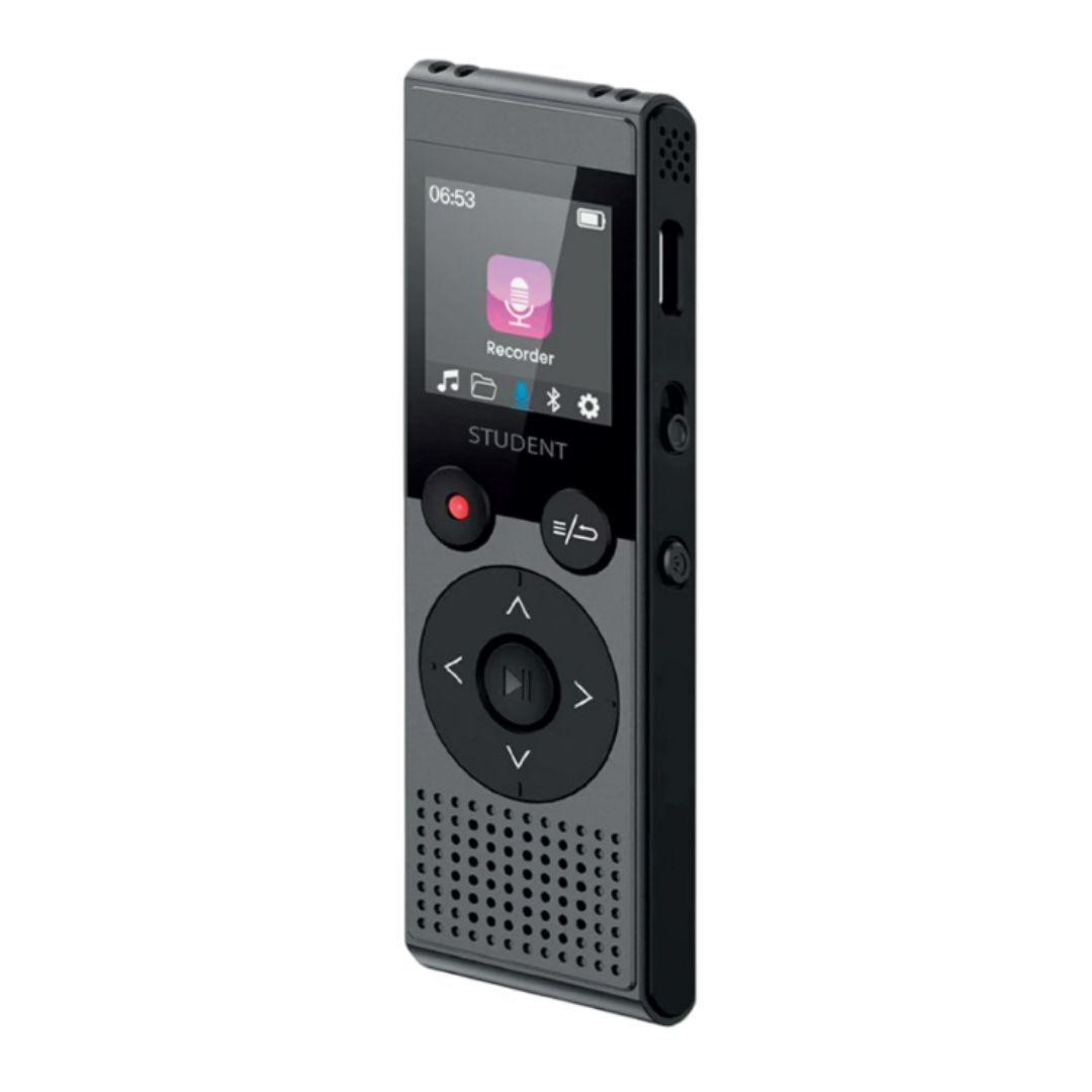 Samvix Student 128 Kosher Office Voice Recorder and MP3 Player with Speaker (128GB, Gray and Black)