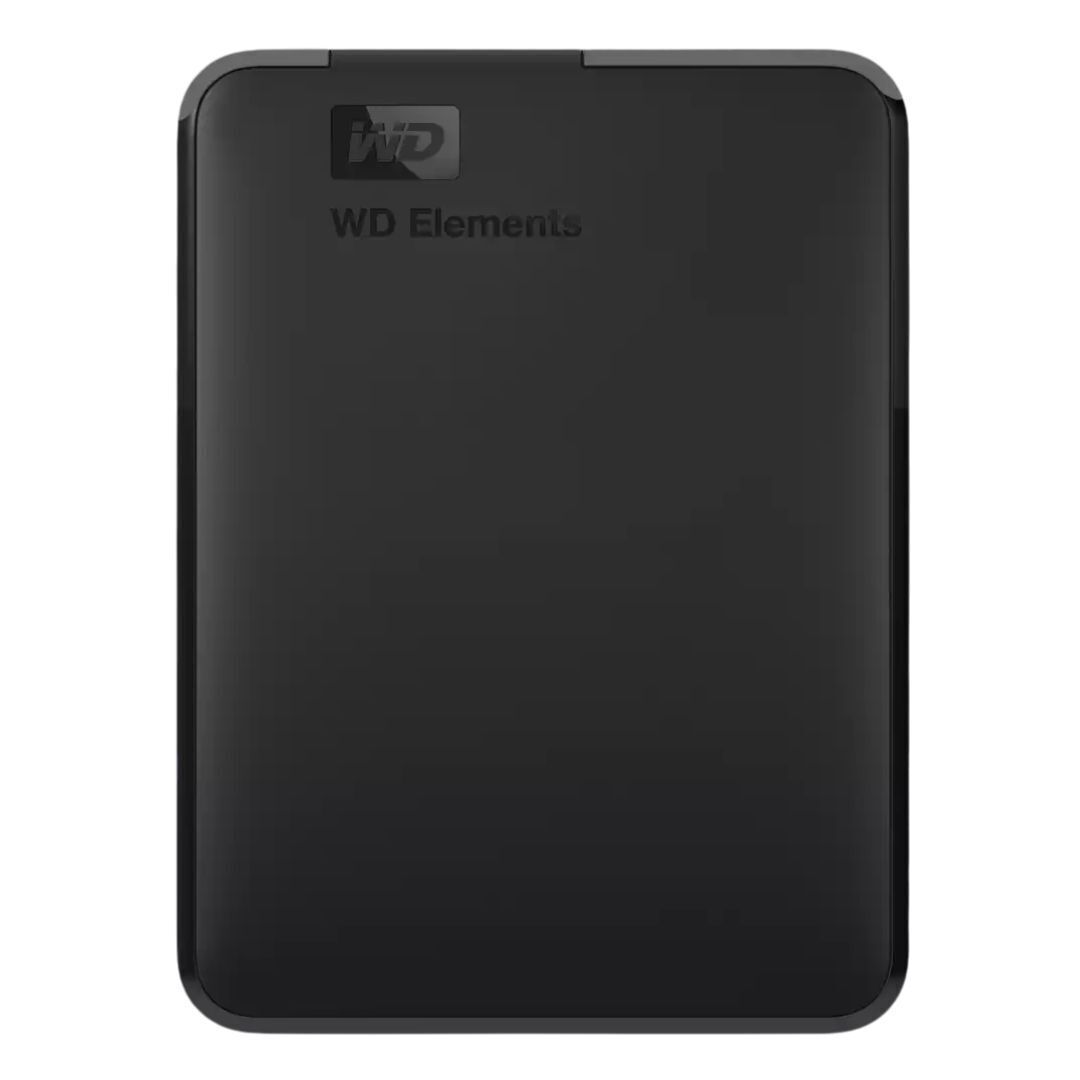 Western Digital Elements Portable External Hard Drive for Fast Data Transfer (1TB, Black)