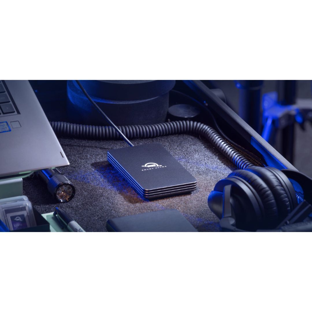 OWC Envoy Ultra 2TB Portable SSD with Thunderbolt 5 Interface and Weatherproof Construction (Black)