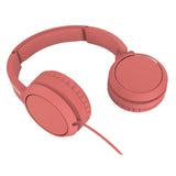 Philips 3000 Series TAH4105RD00 On-Ear Headphones with 32mm Drivers and Closed-Back Design (Red)